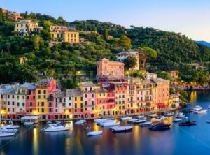 Portofino, Italy, colorful town on Mediterranean coast of Liguria - GlobePhotos - royalty free stock images