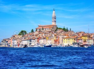 Rovinj historical city on a sunny day, Croatia - GlobePhotos - royalty free stock images