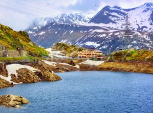 Grimsel pass in Alps mountains, Switzerland - GlobePhotos - royalty free stock images