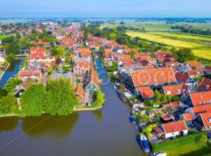 De Rijp polder village, Northern Holland, Netherlands - GlobePhotos - royalty free stock images