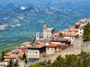 San Marino Old town and city walls, Republic of San Marino