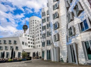 Dusselfdorf Hafen, Germany, the modern business district