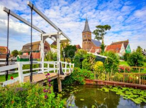 Marken village, Northern Holland, Netherlands