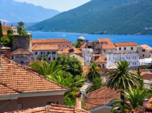 Herceg Novi Old town in Kotor bay, Montenegro