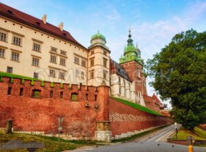 Wawel castle in Krakow, Poland