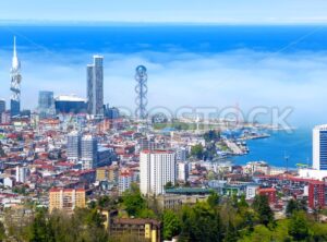 Batumi city on Black sea coast, Georgia