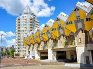 Cube houses in Rotterdam, Netherlands