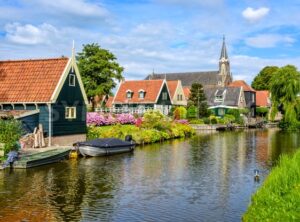 De Rijp village in North Holland, Netherlands