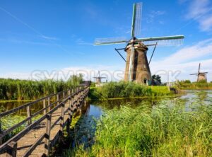 Windmills in Kinderdijk, South Holland, Netherlands