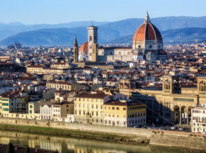 Florence Cathedral on a sunny day, Florence, Italy - GlobePhotos - royalty free stock images