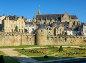Historical Old town of Vannes, Brittany, France - GlobePhotos - royalty free stock images