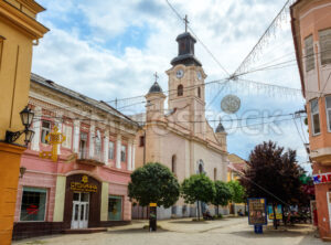 Historical Uzhgorod city center, Ukraine - GlobePhotos - royalty free stock images