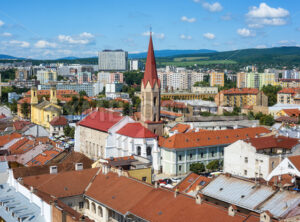 Historical and modern parts of Kosice city, Slovakia - GlobePhotos - royalty free stock images