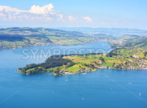 Lake Lucerne landscape in central Switzerland - GlobePhotos - royalty free stock images