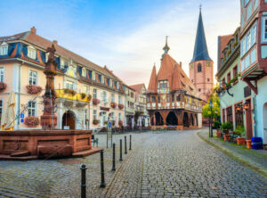 Michelstadt historical Old town, Germany - GlobePhotos - royalty free stock images