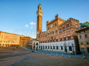 Piazza del Campo in Siena Old town, Italy - GlobePhotos - royalty free stock images