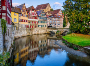 Schwabisch Hall historical Old town, Germany - GlobePhotos - royalty free stock images