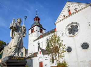 St Castor church in Karden, Moselle valley - GlobePhotos - royalty free stock images