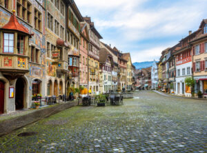 Stein am Rhein historical Old town, Switzerland - GlobePhotos - royalty free stock images