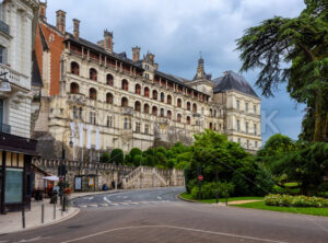 The Royal Chateau de Blois in Blois town, France - GlobePhotos - royalty free stock images