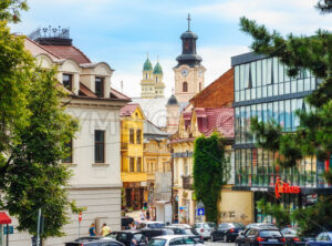 Uzhgorod Old town, Ukraine - GlobePhotos - royalty free stock images