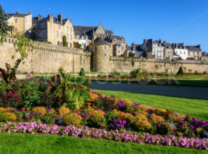 Vannes historical Old tow, Brittany, France - GlobePhotos - royalty free stock images