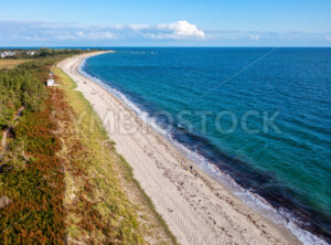 De Kerler beach on atlantic coast of Brittany, France