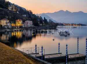 Evening on Laggo Maggiore near Baveno, Italy