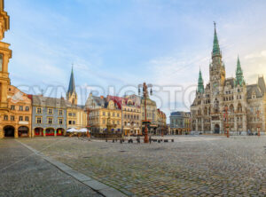 Liberec Old town square, Czech Republic