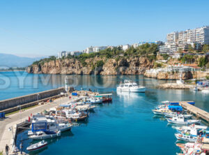 Panorama of Antalya city, Turkey