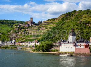 Pfalzgrafenstein castle on Rhine river, Germany