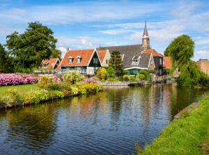 Picturesque De Rijp village, Netherlands