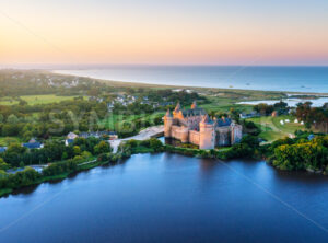 Suscinio castle in Morbihan bay, Brittany, France