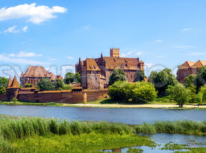 The Castle of the Teutonic Order in Malbork, Poland