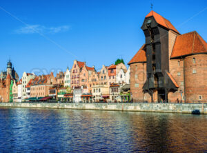 Zuraw Crane in Gdansk Old town, Poland