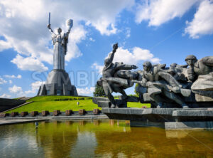 Motherland Monument in Kiev city, Ukraine