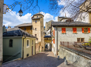 Sion city’s Old town, Switzerland
