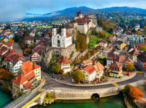 Aarburg historic Old town, Switzerland