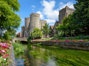 Canterbury castle, Kent, England