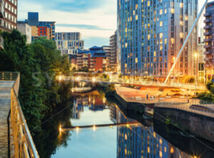 Manchester city center, England - GlobePhotos - royalty free stock images