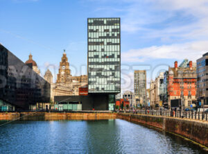 Panoramic view of the Liverpool city, England, UK - GlobePhotos - royalty free stock images
