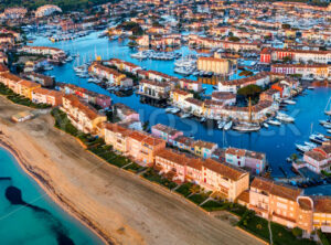 Port Grimaud on sunrise, St Tropez, Provence, France