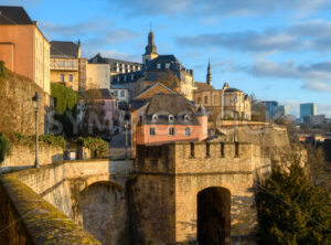 The Old town and city walls of Luxembourg city
