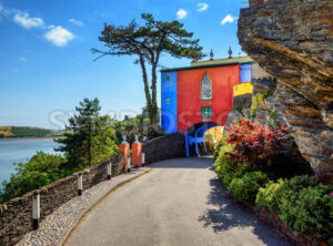 The path leading to Portmeirion village in North Wales, United Kingdom - GlobePhotos - royalty free stock images