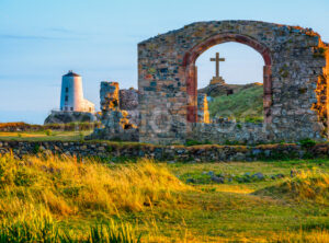 Twr Mawr Lighthouse and St Dwynwen’s Church, Wales