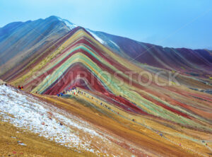 Rainbow mountains, Andes, Peru