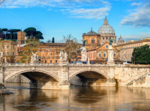 Rome historical city skyline, Italy