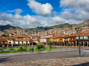 Plaza de Armas in the Cuzco Old town, Peru