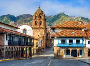 The Old town of Cusco city, Peru