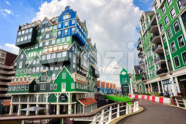 Zaandam city center, North Holland, Netherlands Stock Photo
